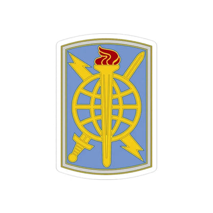 500 Military Intelligence Brigade 3 (U.S. Army) REVERSE PRINT Transparent Die-Cut STICKER - The Sticker Space