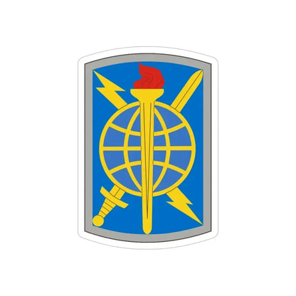 500 Military Intelligence Brigade (U.S. Army) REVERSE PRINT Transparent Die-Cut STICKER - The Sticker Space