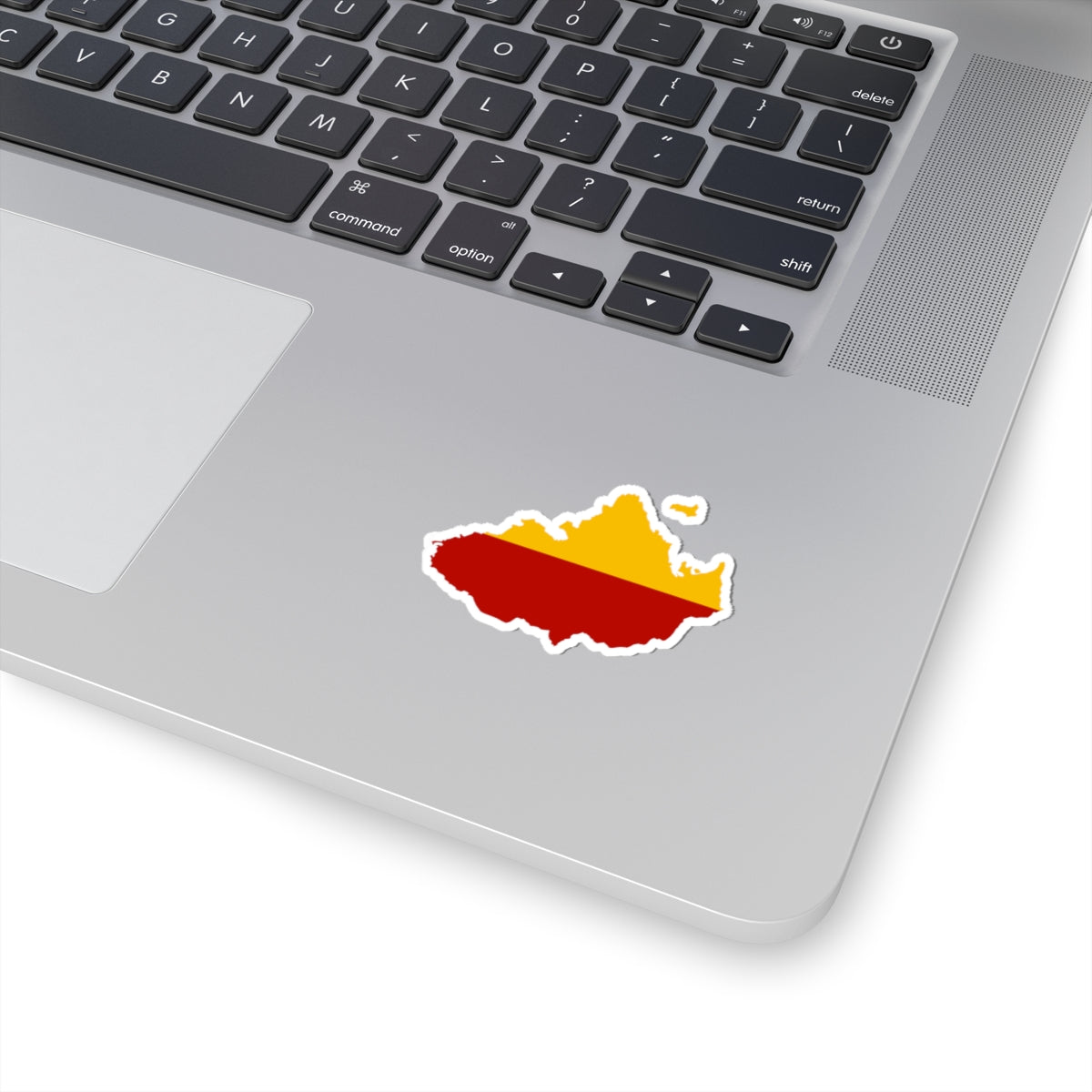 Flag map of Moravia (Czech Republic) STICKER Vinyl Kiss-Cut Decal