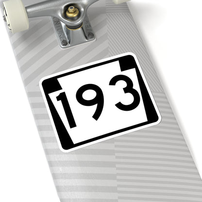 PA-193 (Pennsylvania) (Road Sign) STICKER Vinyl Kiss-Cut Decal