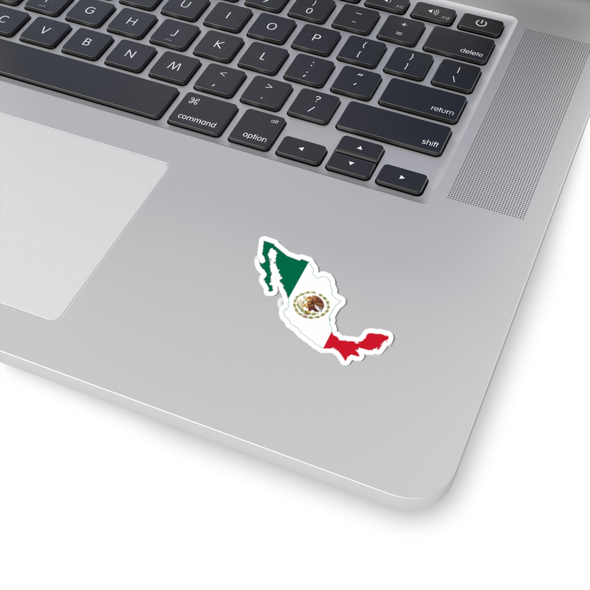 Flag-map of Mexico 1934-1968 (Mexico) STICKER Vinyl Kiss-Cut Decal