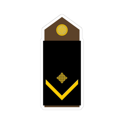 Army HRV OR 04 (Croatia) (Military Rank) STICKER Vinyl Kiss-Cut Decal