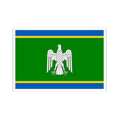 Flag of Chernivtsi Oblast (Ukraine) STICKER Vinyl Kiss-Cut Decal