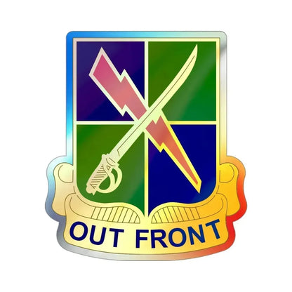 501 Military Intelligence Battalion (U.S. Army) Holographic STICKER Die-Cut Vinyl Decal 3 Inch Holographic - The Sticker Space