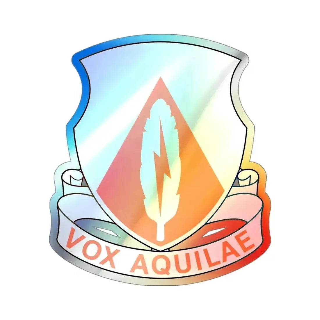 501 Signal Battalion (U.S. Army) Holographic STICKER Die-Cut Vinyl Decal 4 Inch Holographic - The Sticker Space