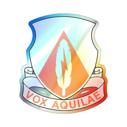 501 Signal Battalion (U.S. Army) Holographic STICKER Die-Cut Vinyl Decal 4 Inch Holographic - The Sticker Space