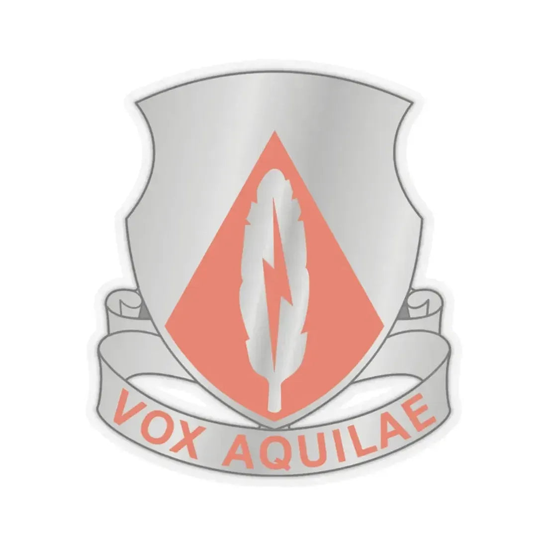 501 Signal Battalion (U.S. Army) STICKER Vinyl Kiss-Cut Decal 3 Inch Transparent - The Sticker Space