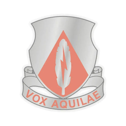 501 Signal Battalion (U.S. Army) STICKER Vinyl Kiss-Cut Decal 4 Inch Transparent - The Sticker Space