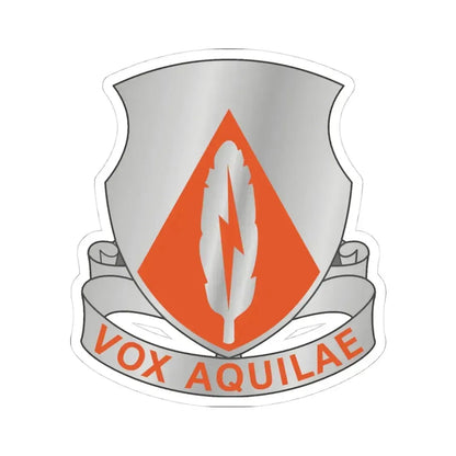 501 Signal Battalion (U.S. Army) STICKER Vinyl Kiss-Cut Decal 4 Inch White - The Sticker Space