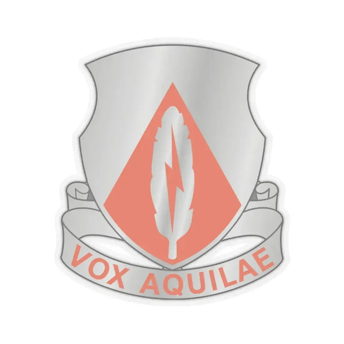 501 Signal Battalion (U.S. Army) STICKER Vinyl Kiss-Cut Decal 6 Inch Transparent - The Sticker Space