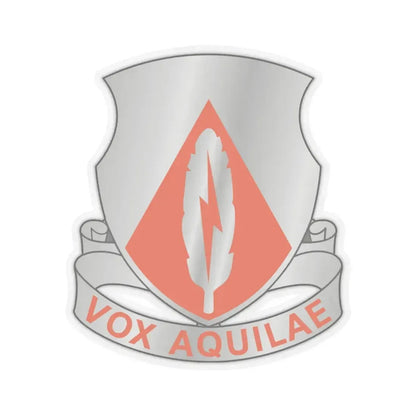 501 Signal Battalion (U.S. Army) STICKER Vinyl Kiss-Cut Decal 6 Inch Transparent - The Sticker Space