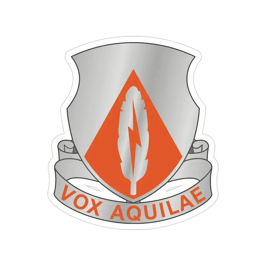 501 Signal Battalion (U.S. Army) Transparent STICKER Die-Cut Vinyl Decal 4 Inch - The Sticker Space