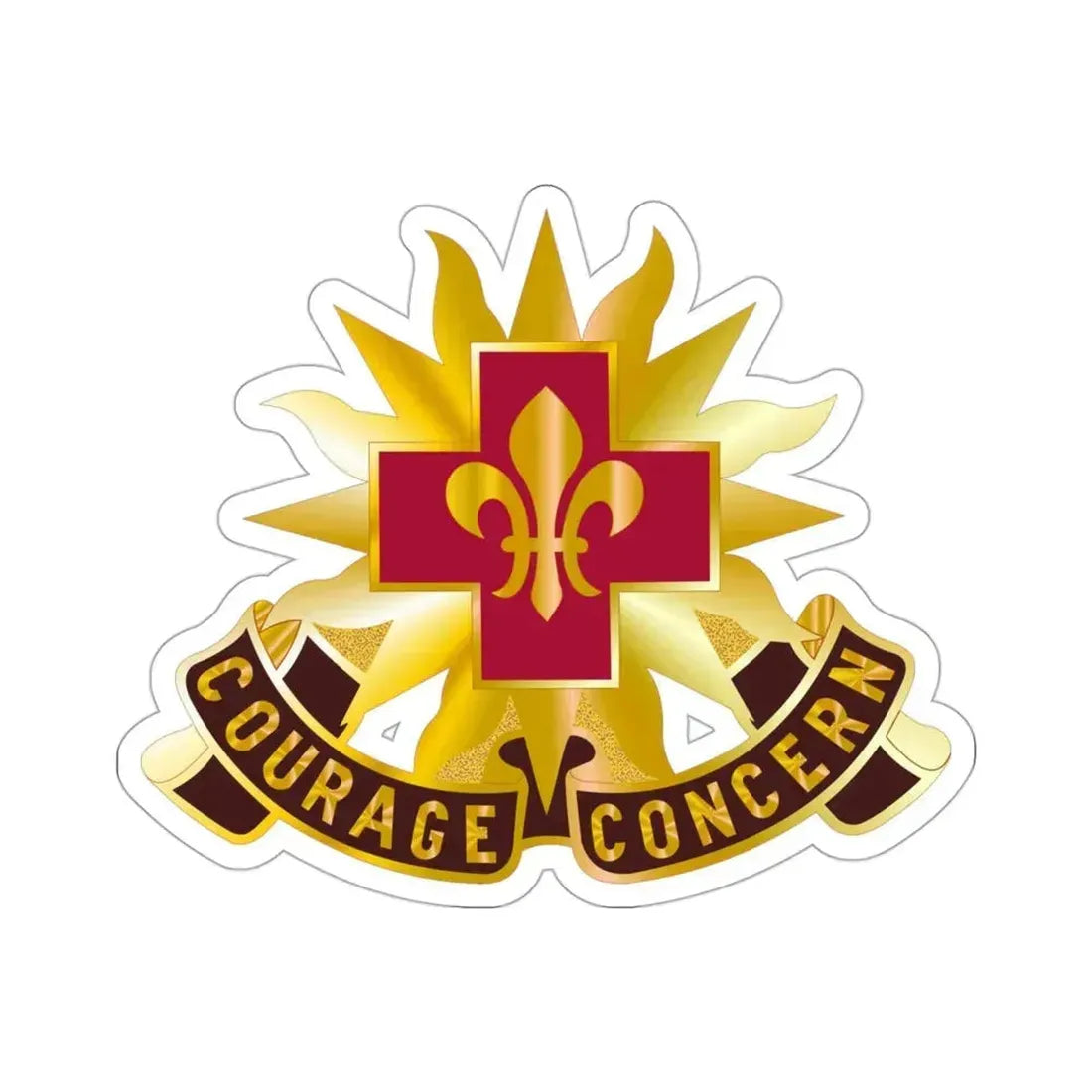 5010 US Hospital (U.S. Army) STICKER Vinyl Die-Cut Decal 3 Inch - The Sticker Space