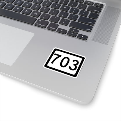 WV-703 (Virginia) (Road Sign) STICKER Vinyl Kiss-Cut Decal