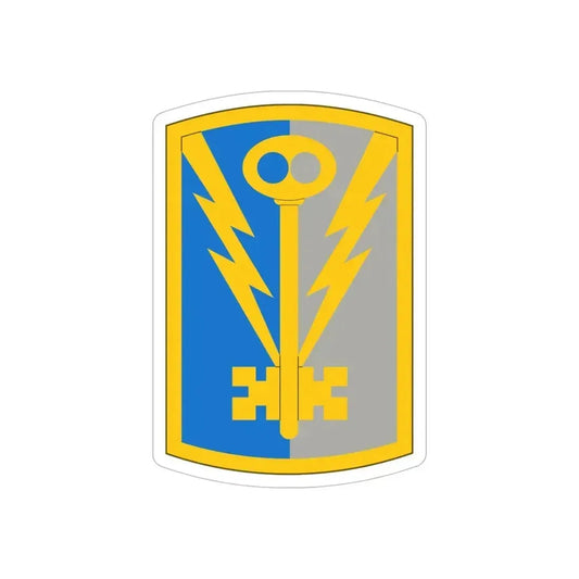 501st Military Intelligence Brigade (U.S. Army) REVERSE PRINT Transparent Die-Cut STICKER 6 Inch Die-Cut Transparent - The Sticker Space