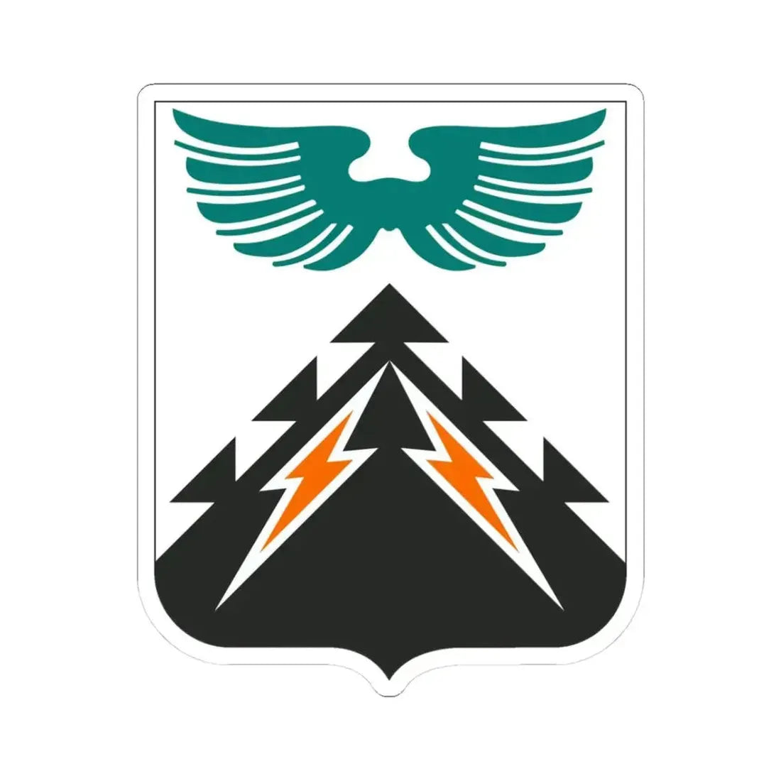 502 Aviation Regiment 2 (U.S. Army) STICKER Vinyl Kiss-Cut Decal 3 Inch White - The Sticker Space