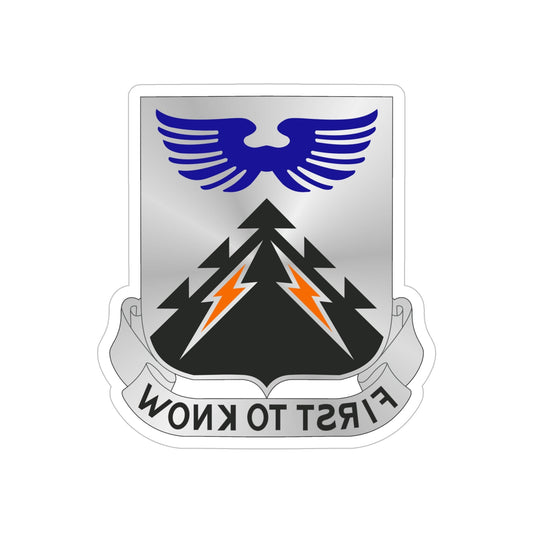 502 Aviation Regiment (U.S. Army) REVERSE PRINT Transparent STICKER-6" × 6"-The Sticker Space