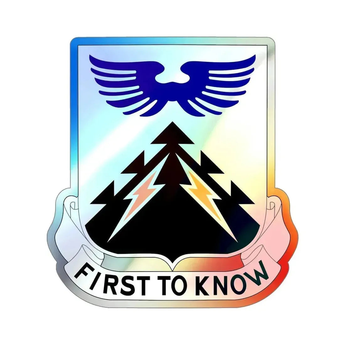 502 Aviation Regiment (U.S. Army) Holographic STICKER Die-Cut Vinyl Decal 6 Inch Holographic - The Sticker Space