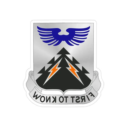 502 Aviation Regiment (U.S. Army) REVERSE PRINT Transparent Die-Cut STICKER - The Sticker Space