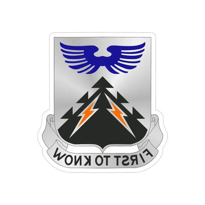 502 Aviation Regiment (U.S. Army) REVERSE PRINT Transparent Die-Cut STICKER - The Sticker Space