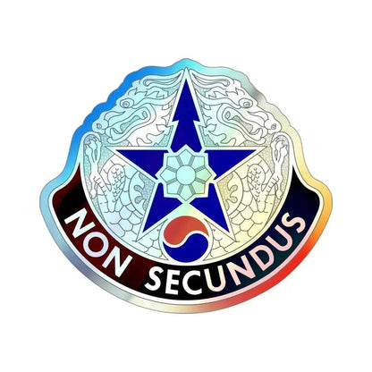 502 Field Hospital (U.S. Army) Holographic STICKER Die-Cut Vinyl Decal 4 Inch Holographic - The Sticker Space