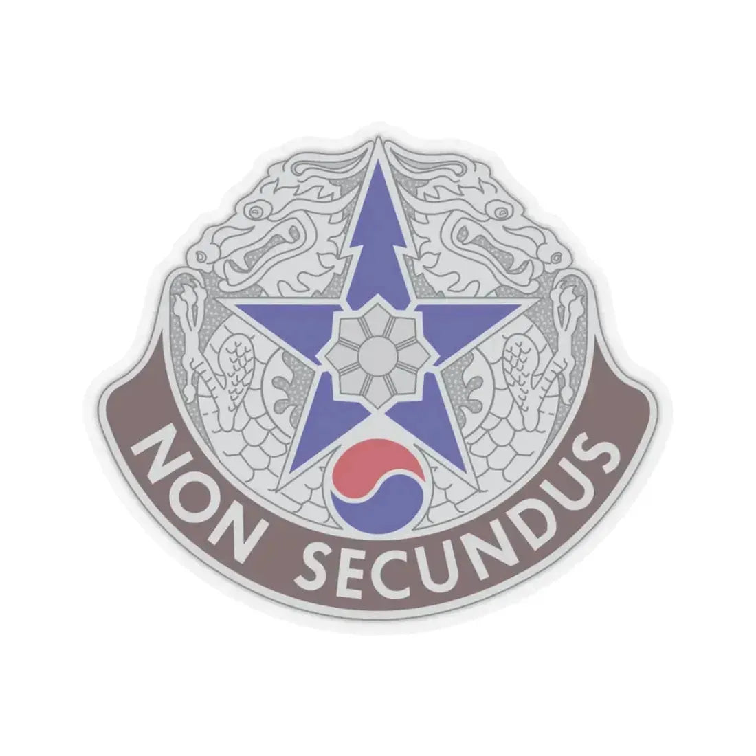 502 Field Hospital (U.S. Army) STICKER Vinyl Kiss-Cut Decal 3 Inch Transparent - The Sticker Space