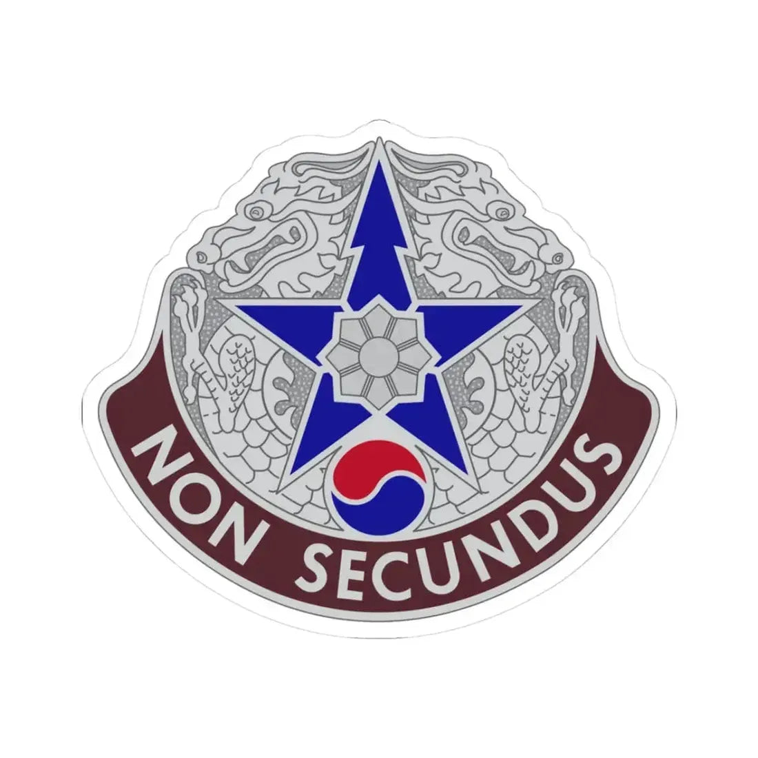 502 Field Hospital (U.S. Army) STICKER Vinyl Kiss-Cut Decal 3 Inch White - The Sticker Space