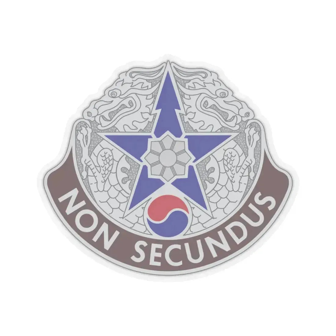 502 Field Hospital (U.S. Army) STICKER Vinyl Kiss-Cut Decal 4 Inch Transparent - The Sticker Space