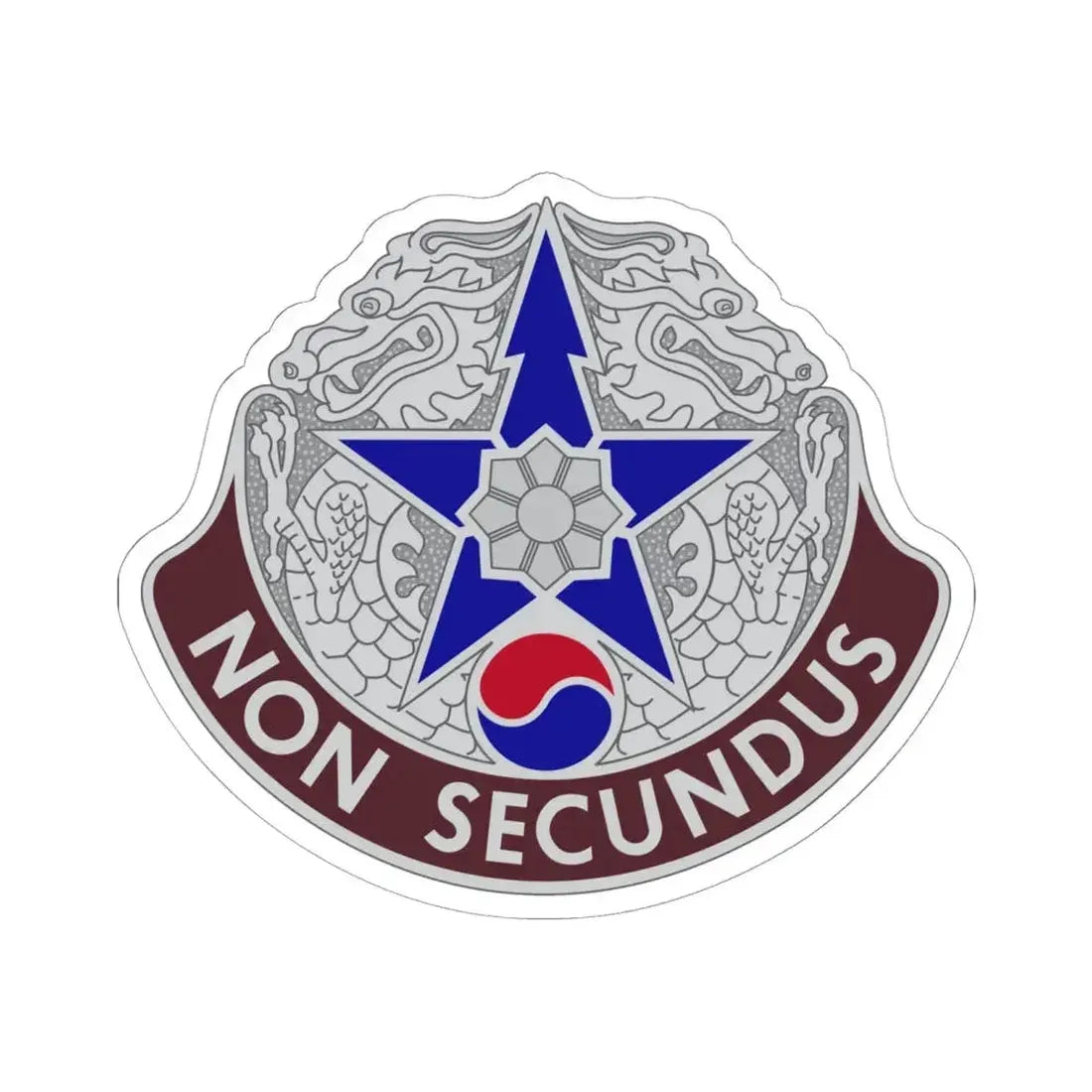 502 Field Hospital (U.S. Army) STICKER Vinyl Kiss-Cut Decal 6 Inch White - The Sticker Space