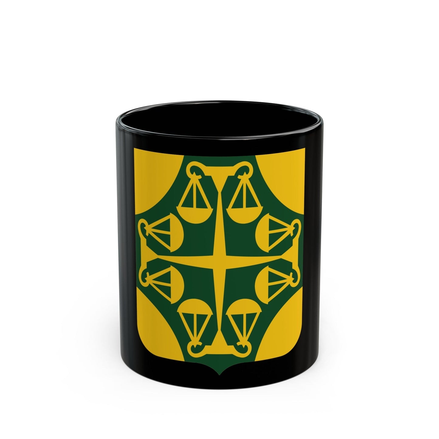 502 Military Police Battalion 2 (U.S. Army) Black Coffee Mug-11oz-The Sticker Space