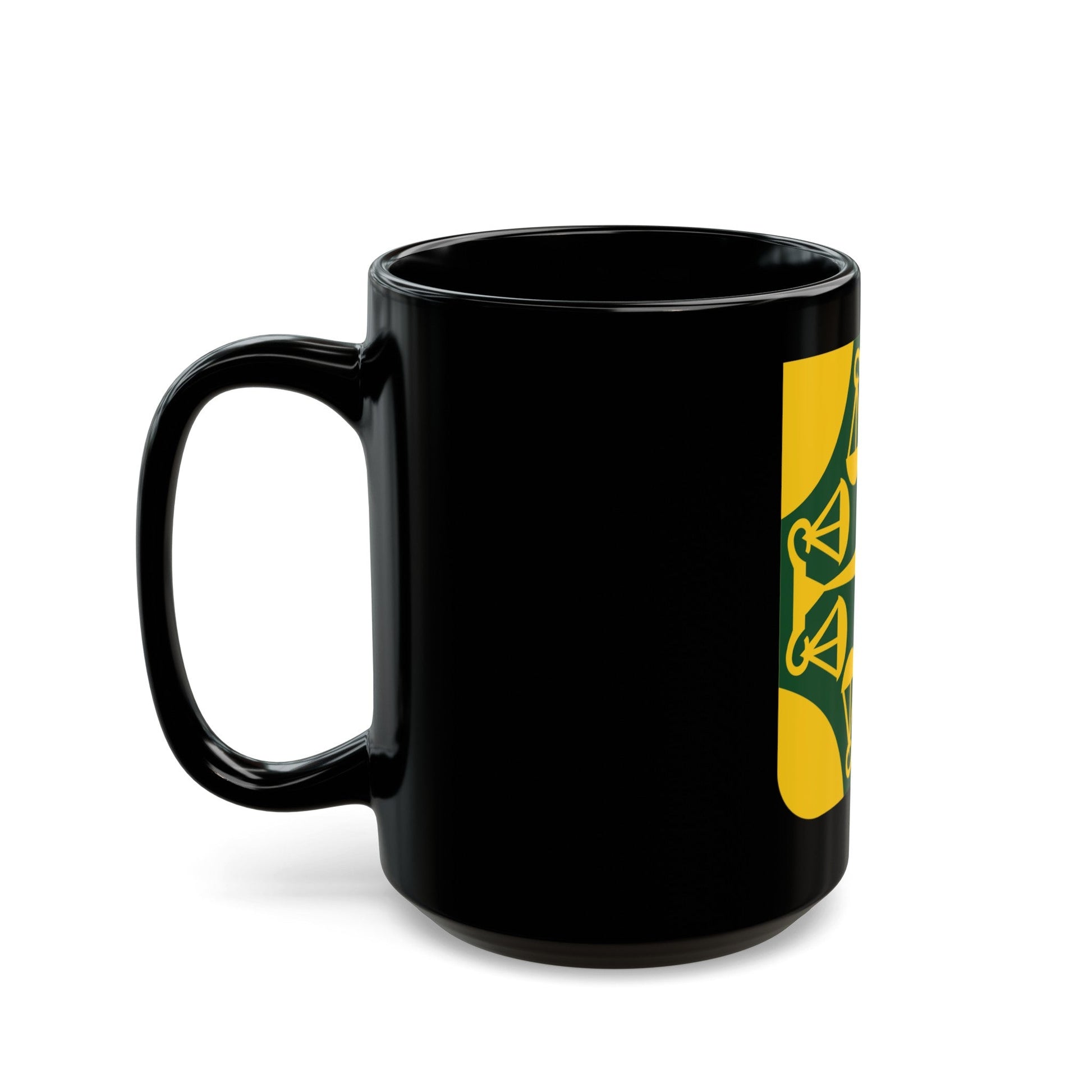 502 Military Police Battalion 2 (U.S. Army) Black Coffee Mug-The Sticker Space