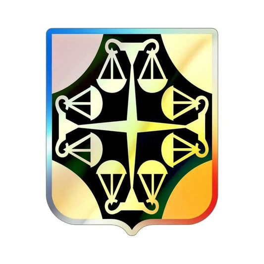 502 Military Police Battalion 2 (U.S. Army) Holographic STICKER Die-Cut Vinyl Decal 6 Inch Holographic - The Sticker Space