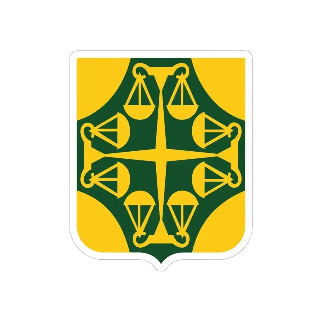 502 Military Police Battalion 2 (U.S. Army) REVERSE PRINT Transparent Die-Cut STICKER 6 Inch Die-Cut Transparent - The Sticker Space