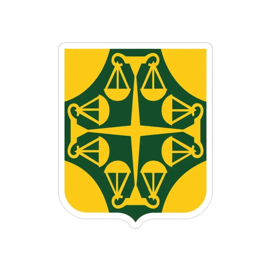 502 Military Police Battalion 2 (U.S. Army) REVERSE PRINT Transparent Die-Cut STICKER - The Sticker Space