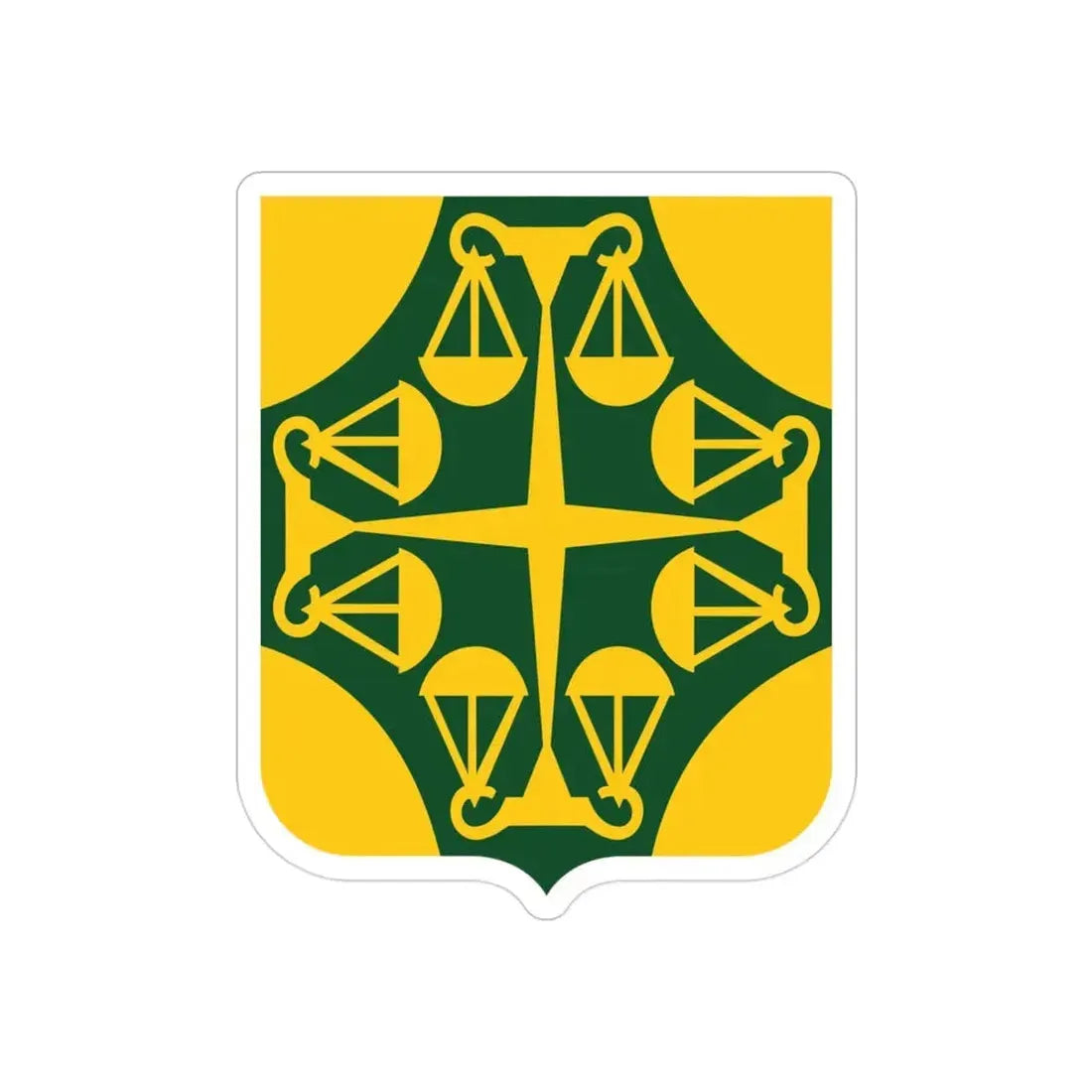 502 Military Police Battalion 2 (U.S. Army) REVERSE PRINT Transparent Die-Cut STICKER - The Sticker Space