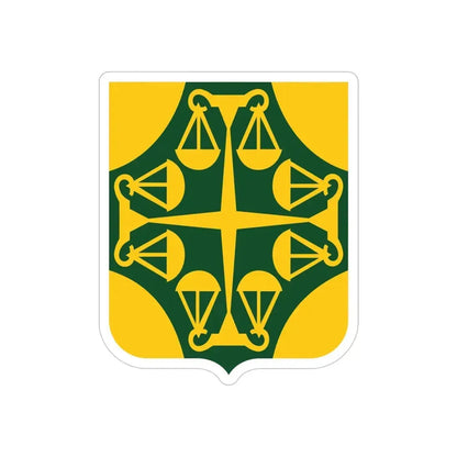 502 Military Police Battalion 2 (U.S. Army) REVERSE PRINT Transparent Die-Cut STICKER - The Sticker Space