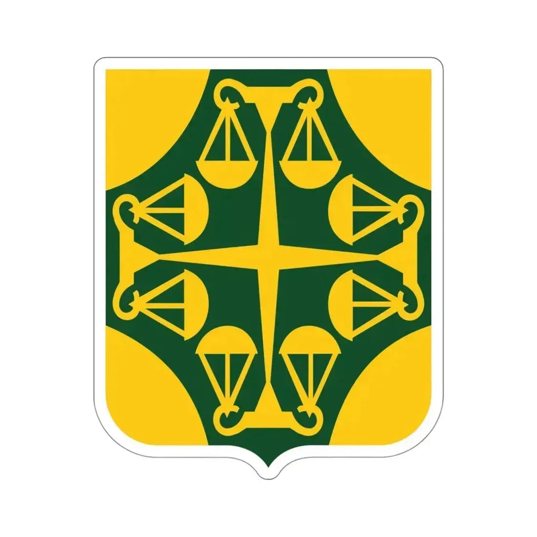 502 Military Police Battalion 2 (U.S. Army) STICKER Vinyl Die-Cut Decal 4 Inch - The Sticker Space