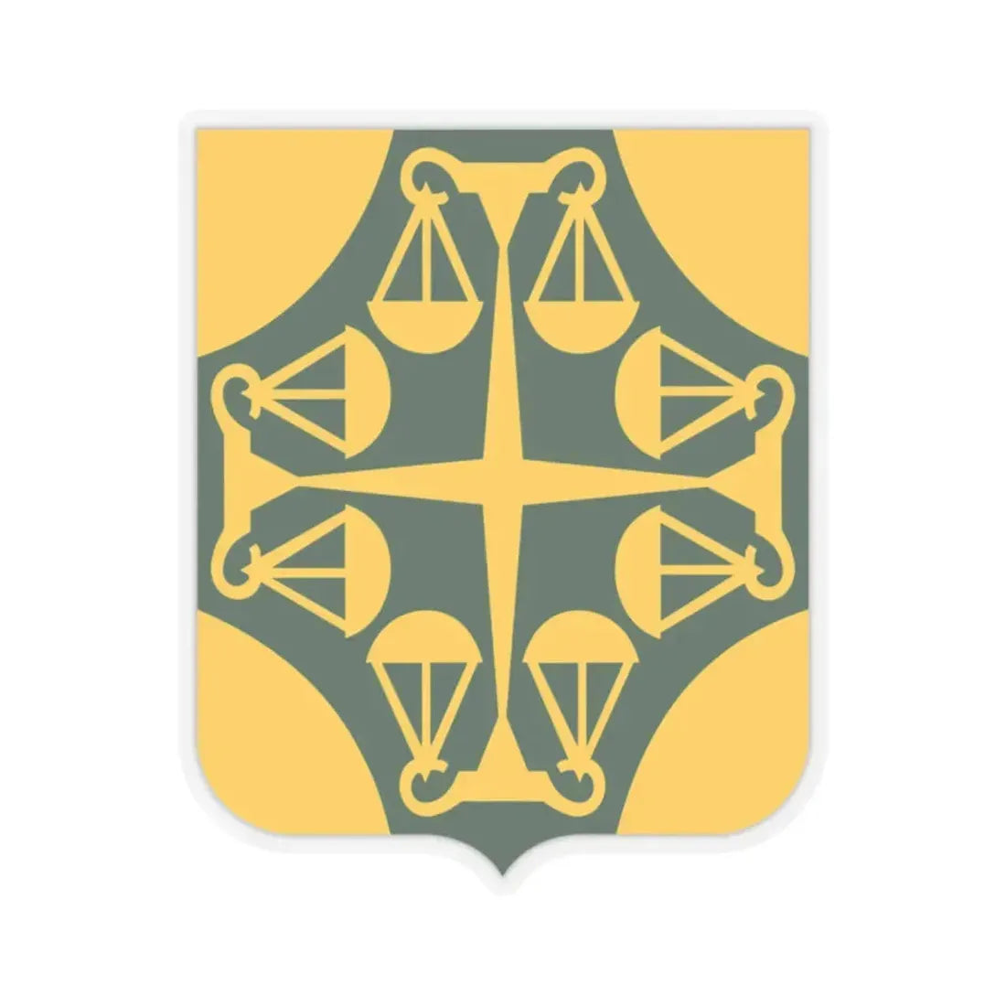 502 Military Police Battalion 2 (U.S. Army) STICKER Vinyl Kiss-Cut Decal 2 Inch Transparent - The Sticker Space