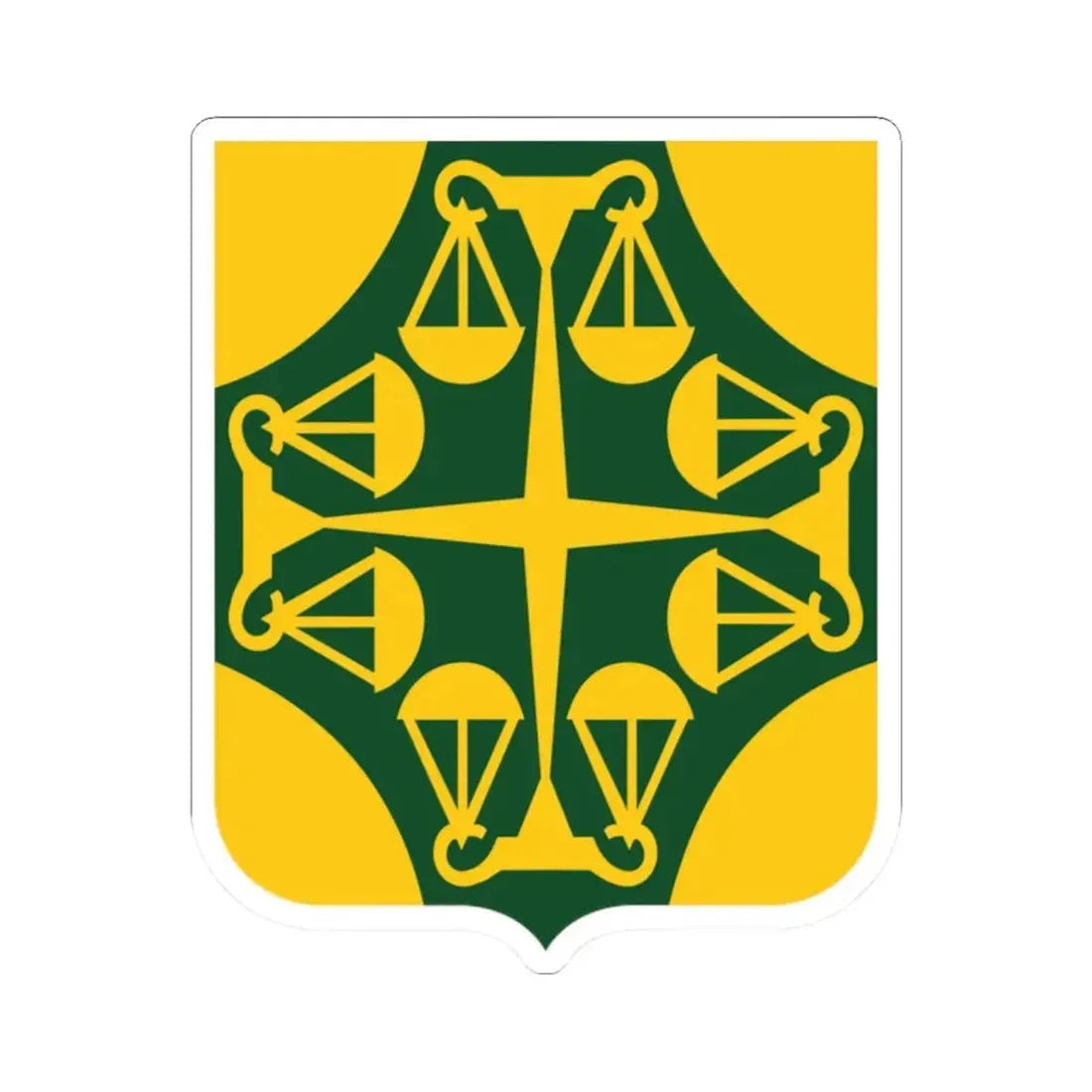 502 Military Police Battalion 2 (U.S. Army) STICKER Vinyl Kiss-Cut Decal 2 Inch White - The Sticker Space