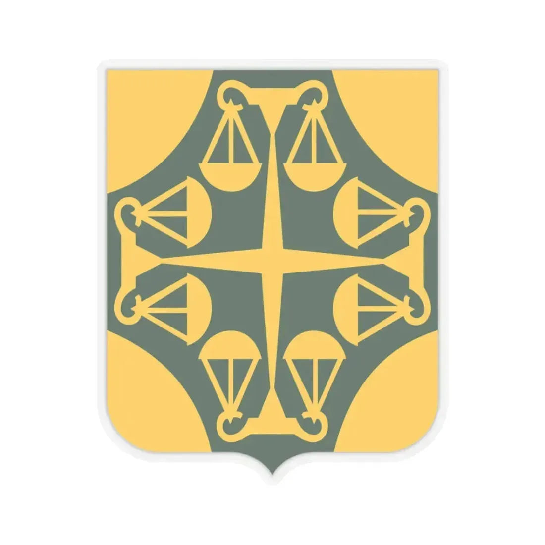 502 Military Police Battalion 2 (U.S. Army) STICKER Vinyl Kiss-Cut Decal 3 Inch Transparent - The Sticker Space