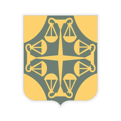 502 Military Police Battalion 2 (U.S. Army) STICKER Vinyl Kiss-Cut Decal 4 Inch Transparent - The Sticker Space