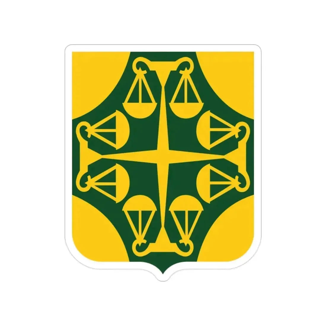 502 Military Police Battalion 2 (U.S. Army) Transparent STICKER Die-Cut Vinyl Decal 2 Inch - The Sticker Space