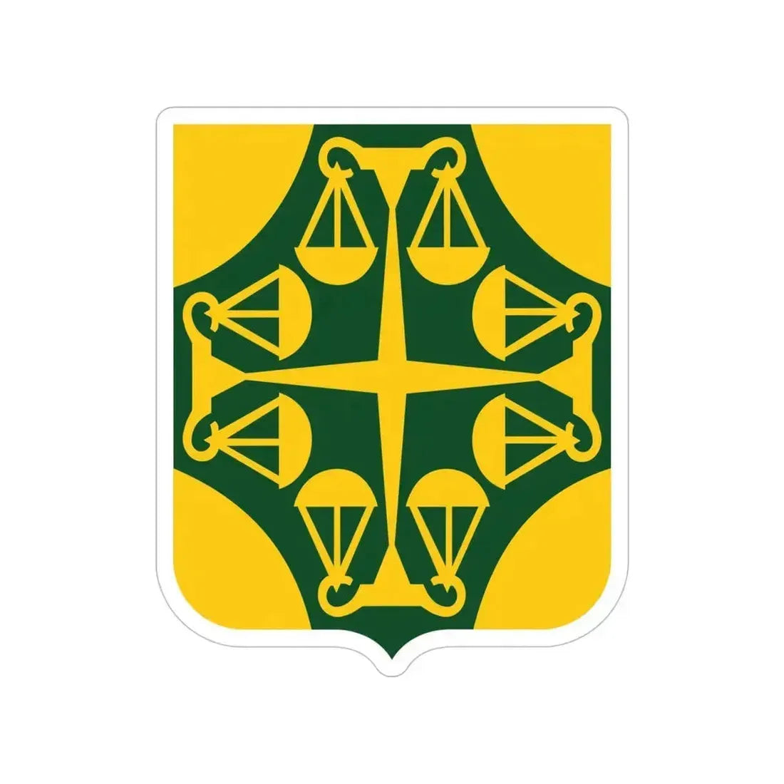 502 Military Police Battalion 2 (U.S. Army) Transparent STICKER Die-Cut Vinyl Decal 5 Inch - The Sticker Space