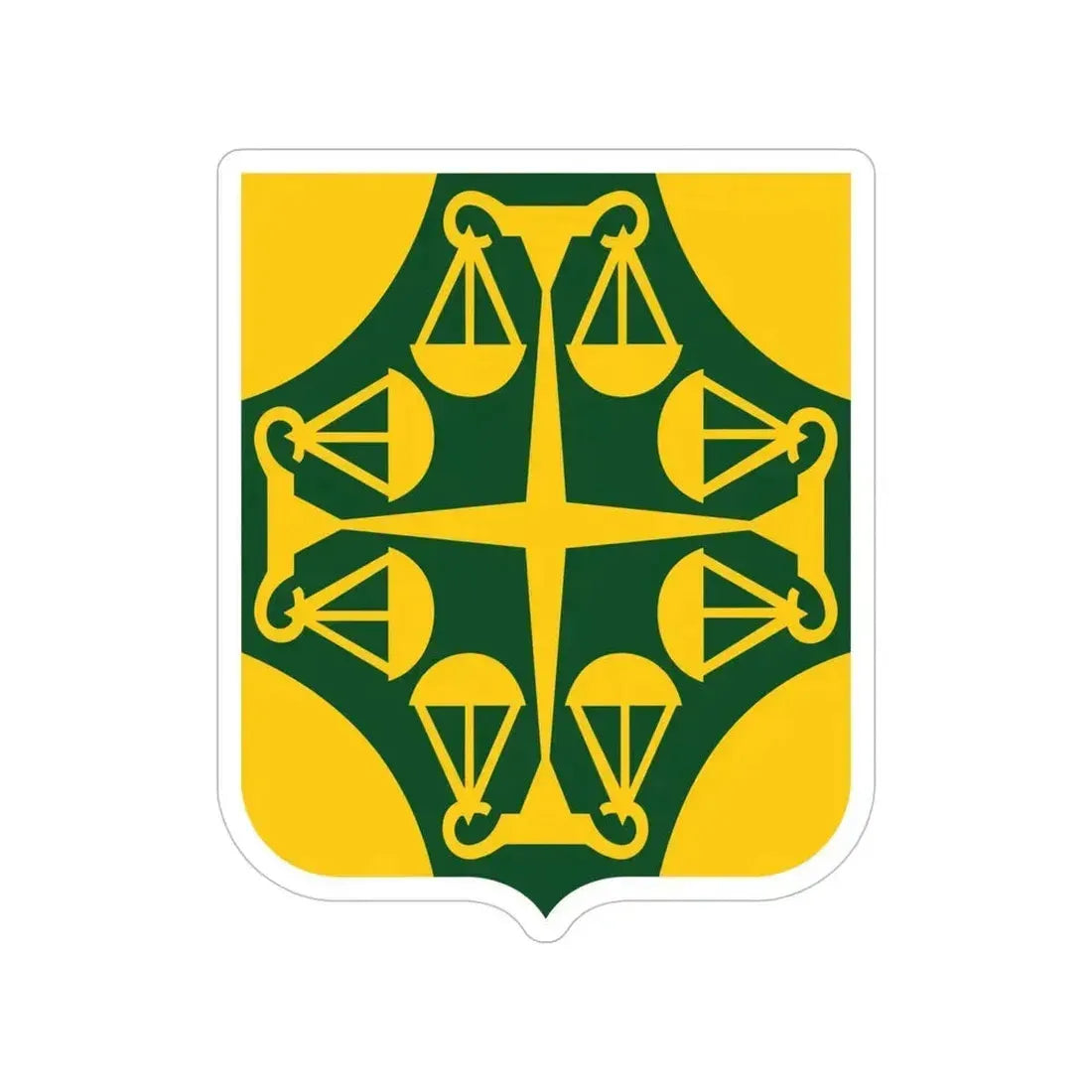 502 Military Police Battalion 2 (U.S. Army) Transparent STICKER Die-Cut Vinyl Decal 6 Inch - The Sticker Space