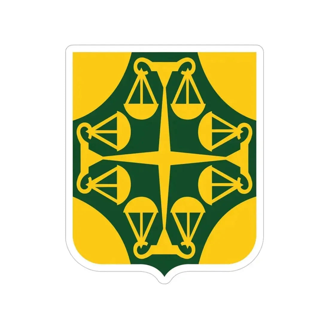 502 Military Police Battalion 2 (U.S. Army) Transparent STICKER Die-Cut Vinyl Decal - The Sticker Space