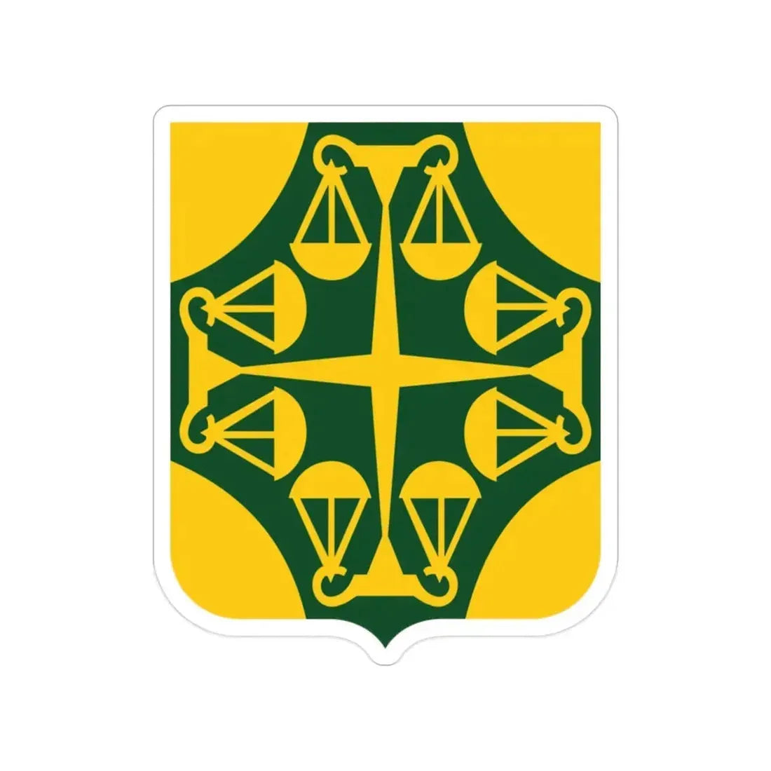 502 Military Police Battalion 2 (U.S. Army) Transparent STICKER Die-Cut Vinyl Decal - The Sticker Space