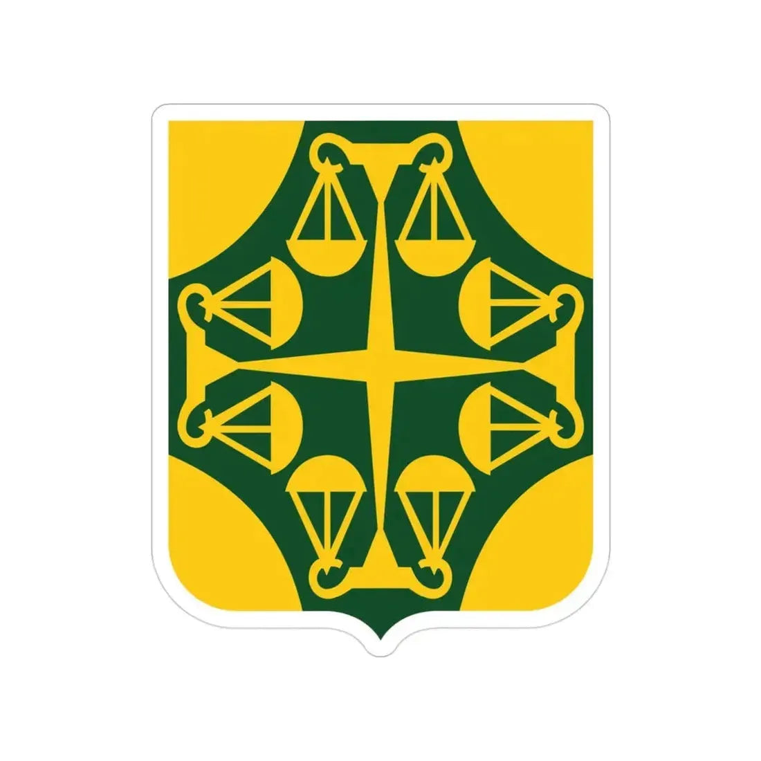 502 Military Police Battalion 2 (U.S. Army) Transparent STICKER Die-Cut Vinyl Decal - The Sticker Space