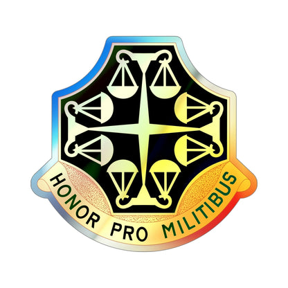 502 Military Police Battalion (U.S. Army) Holographic STICKER Die-Cut Vinyl Decal-4 Inch-The Sticker Space