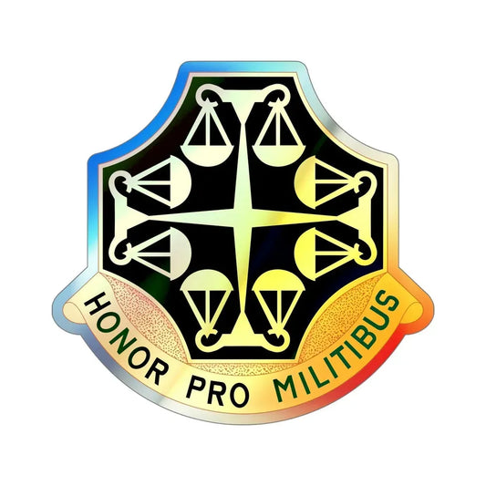 502 Military Police Battalion (U.S. Army) Holographic STICKER Die-Cut Vinyl Decal-6 Inch-Holographic-The Sticker Space