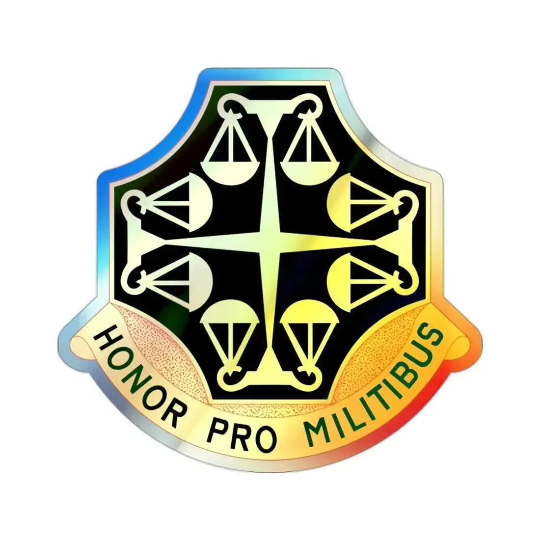 502 Military Police Battalion (U.S. Army) Holographic STICKER Die-Cut Vinyl Decal - The Sticker Space